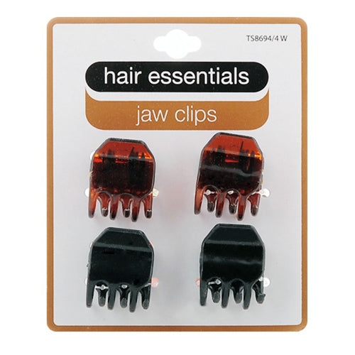 Hair Essentials Small Jaw Clips 4pcs